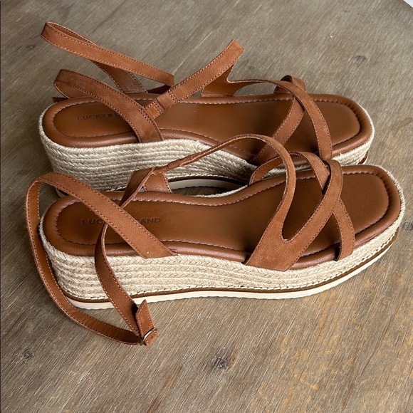 Lucky Brand Carolie Espadrille Wedge Sandals Women’s Size 11 NWOT - Picture 2 of 15